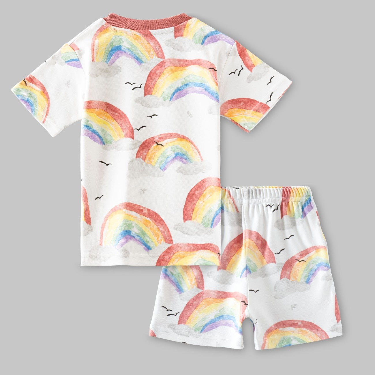 Rainbow Printed Kids Co-Ord Set