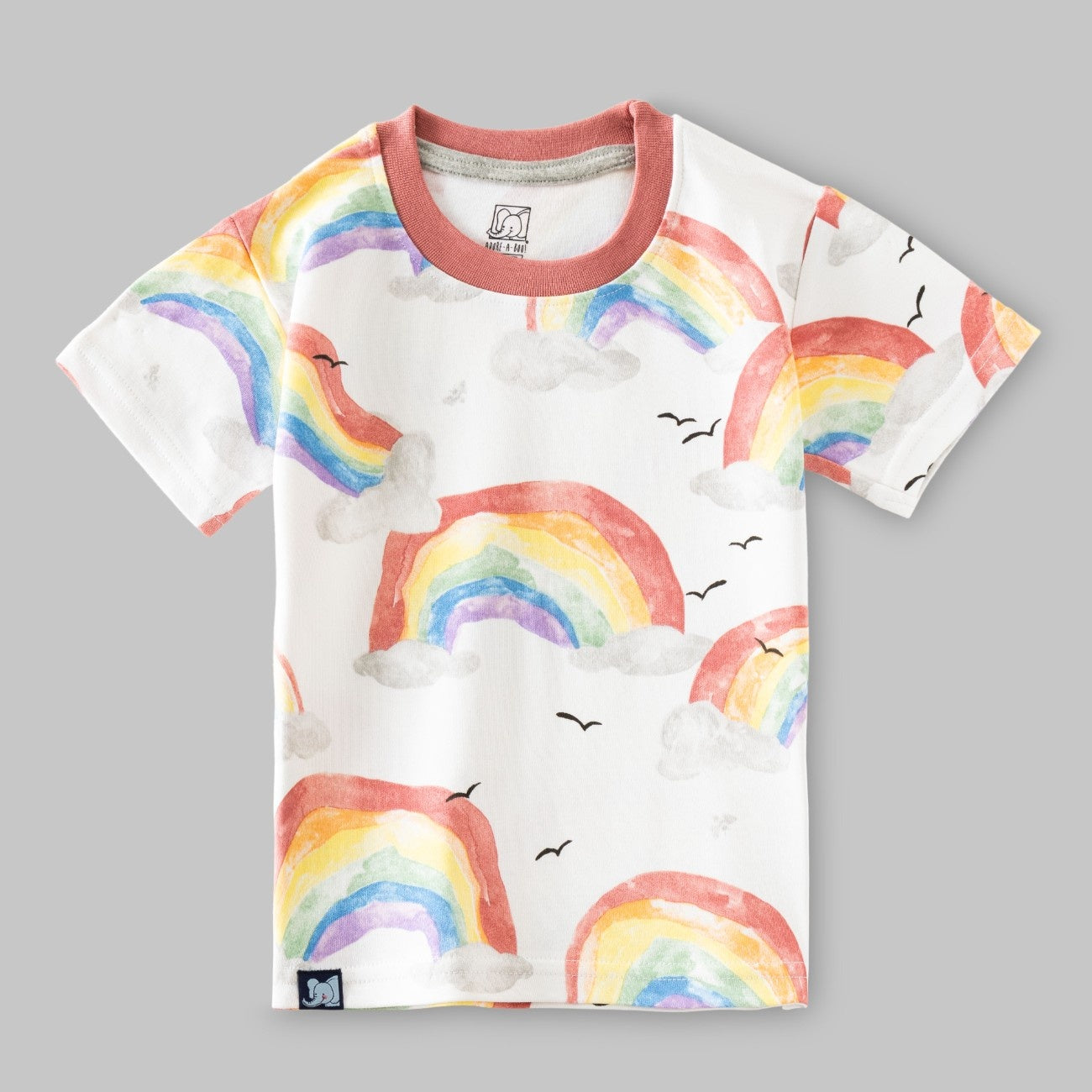 Rainbow Printed Kids Co-Ord Set