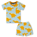 Yellow Dino Printed Kids Co-Ord Set
