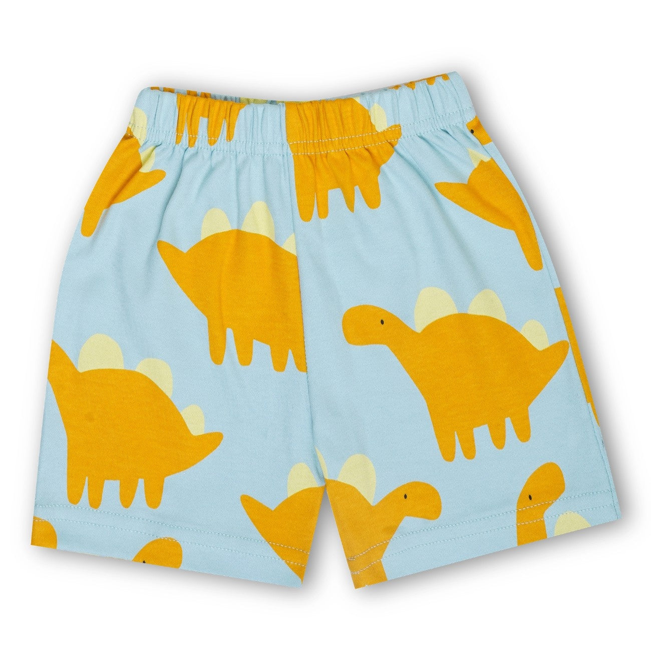 Yellow Dino Printed Kids Co-Ord Set