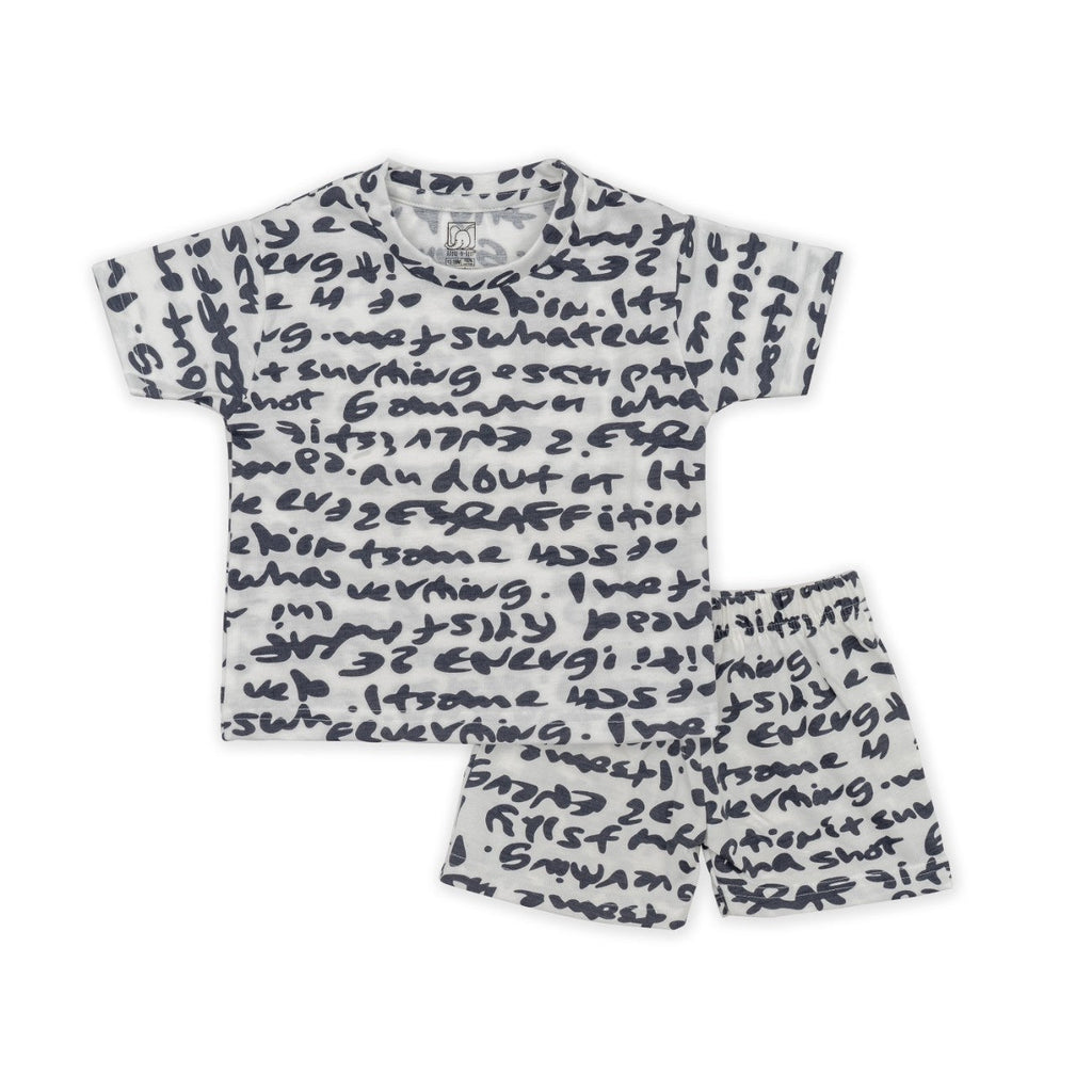 Typography Printed Baby Co-ord Set