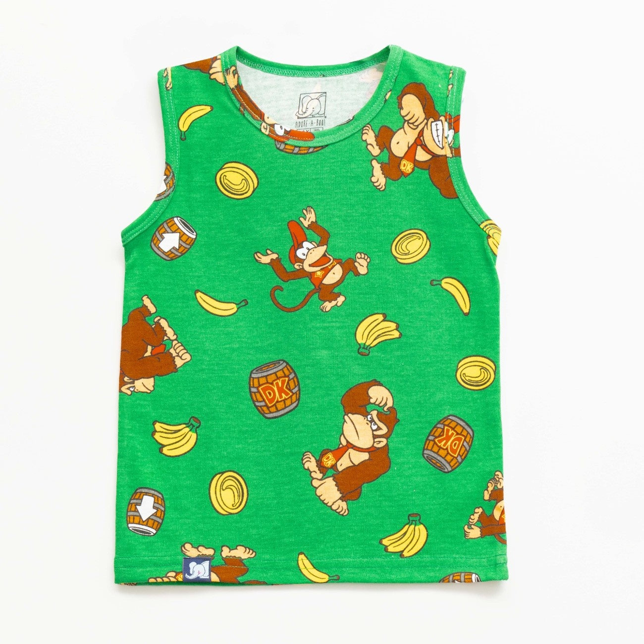 Monkey Printed Green Kids Clothing Set
