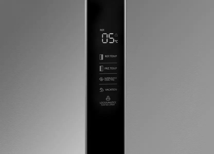 Midea 510 L Frost Free Side by Side Refrigerator (Stainless Steel Finish, MRFS5920SSLF)