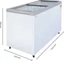 Haier 400 L Double Door Standard Deep Freezer  (White, HFC-400GM5, 5 Star)