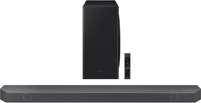 Samsung 360 W 5.1.2ch (HW-Q800C/XL) Q-Symphony Soundbar with Wireless Subwoofer, Top/Centre/Side Firing Speakers, Wide Range Tweeter, Dolby Atmos, Built-in Alexa, AirPlay2, Wi-Fi (Black)