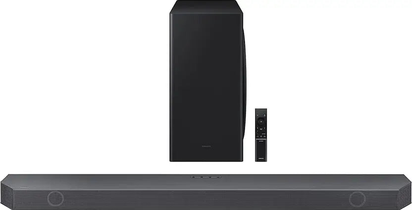 Samsung 360 W 5.1.2ch (HW-Q800C/XL) Q-Symphony Soundbar with Wireless Subwoofer, Top/Centre/Side Firing Speakers, Wide Range Tweeter, Dolby Atmos, Built-in Alexa, AirPlay2, Wi-Fi (Black)