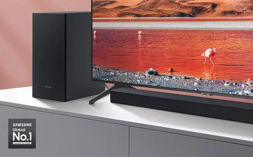 Samsung Soundbar Model - Hw-B55E Subwoofer Model - Ps-T4Swt, Bluetooth Soundbar (Black, 2.1 Channel)
