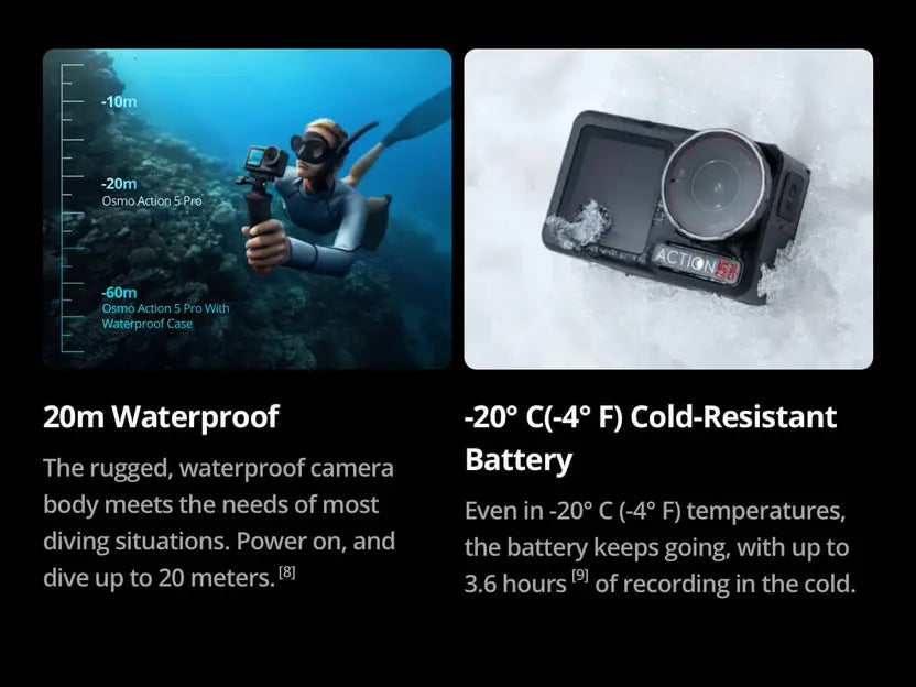 dji Osmo Action 5 Pro Adventure Combo Sports and Action Camera  (Black, 40 MP)