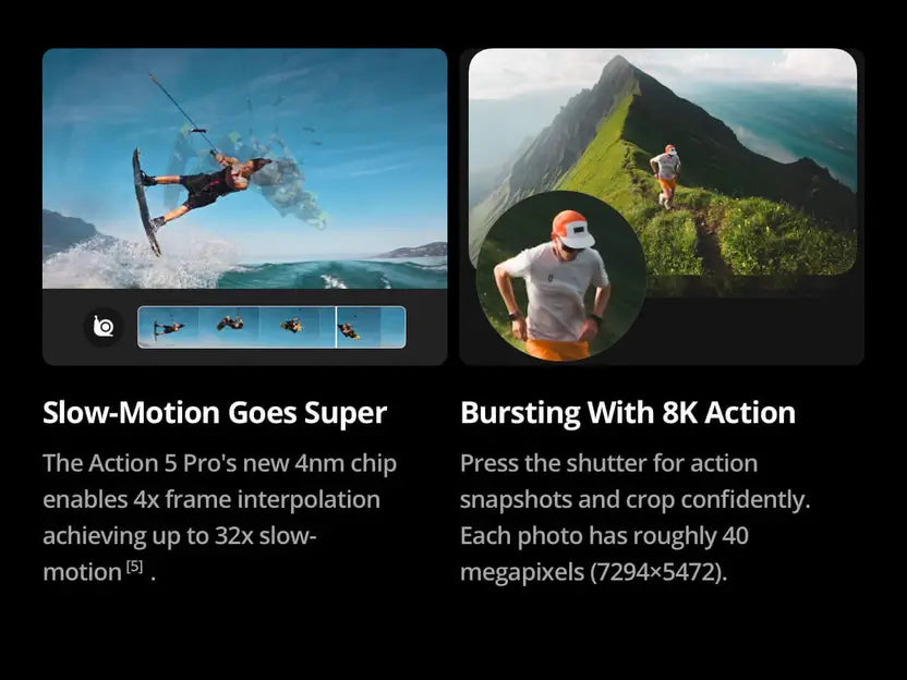 dji Osmo Action 5 Pro Adventure Combo Sports and Action Camera  (Black, 40 MP)
