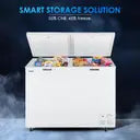 Haier 303 L Double Door Standard Deep Freezer  (White, HFC-325CM5)