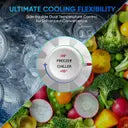 Haier 515 L Double Door Standard Deep Freezer  (White, HFC-550CM5)