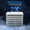 Haier 303 L Double Door Standard Deep Freezer  (White, HFC-325CM5)