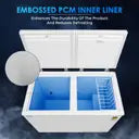 Haier 303 L Double Door Standard Deep Freezer  (White, HFC-325CM5)