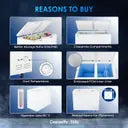 Haier 303 L Double Door Standard Deep Freezer  (White, HFC-325CM5)