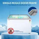 Haier 295 L Double Door Standard Deep Freezer  (White, HFC-300GM5, 5 Star)