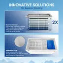 Haier 295 L Double Door Standard Deep Freezer  (White, HFC-300GM5, 5 Star)