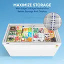Haier 295 L Double Door Standard Deep Freezer  (White, HFC-300GM5, 5 Star)