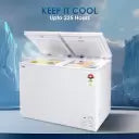 Haier 383 L Double Door Standard Deep Freezer  (White, HFC-400DM5, 5 Star)