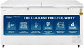 Haier 350 L Double Door Standard Deep Freezer  (White, HFC-385CM5)