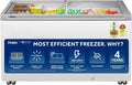 Haier 400 L Double Door Standard Deep Freezer  (White, HFC-400GM5, 5 Star)