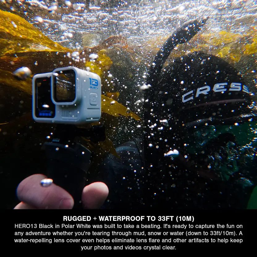 GoPro Hero13 Black Polar White Sports and Action Camera  (Black, White, 27 MP)