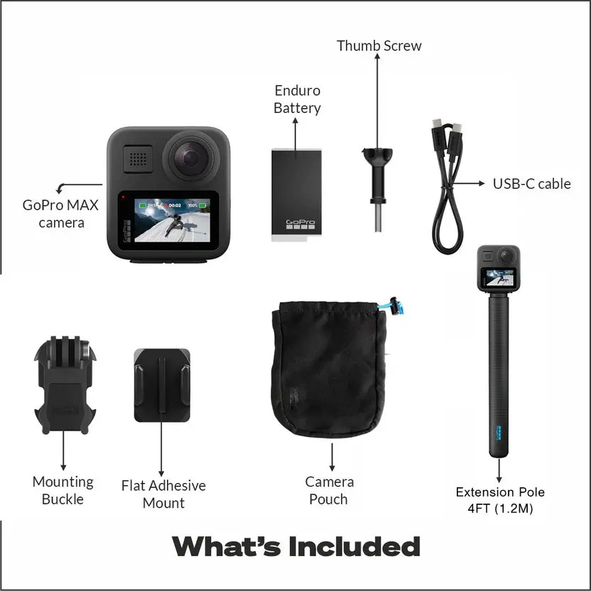 GoPro Max 360° Special Bundle Sports and Action Camera  (Black, 16.6 MP)