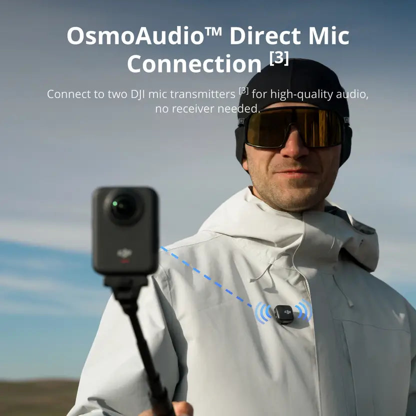 dji Osmo 360 Adventure Combo Sports and Action Camera  (Black, 120 MP)
