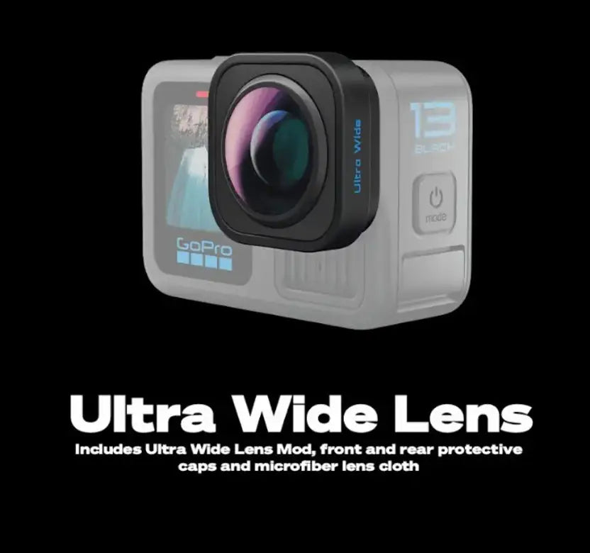 GoPro Hero13 Ultra Wide Edition Waterproof with 5.3K60 Video Sports and Action Camera  (Black, 27.6 MP)