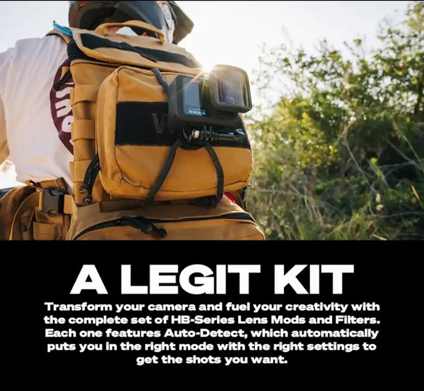 GoPro Hero13 + HB Series Lens Collection Includes Macro Lens Sports and Action Camera  (Black, 27.6 MP)