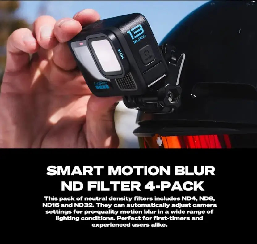 GoPro Hero13 + HB Series Lens Collection Includes Macro Lens Sports and Action Camera  (Black, 27.6 MP)
