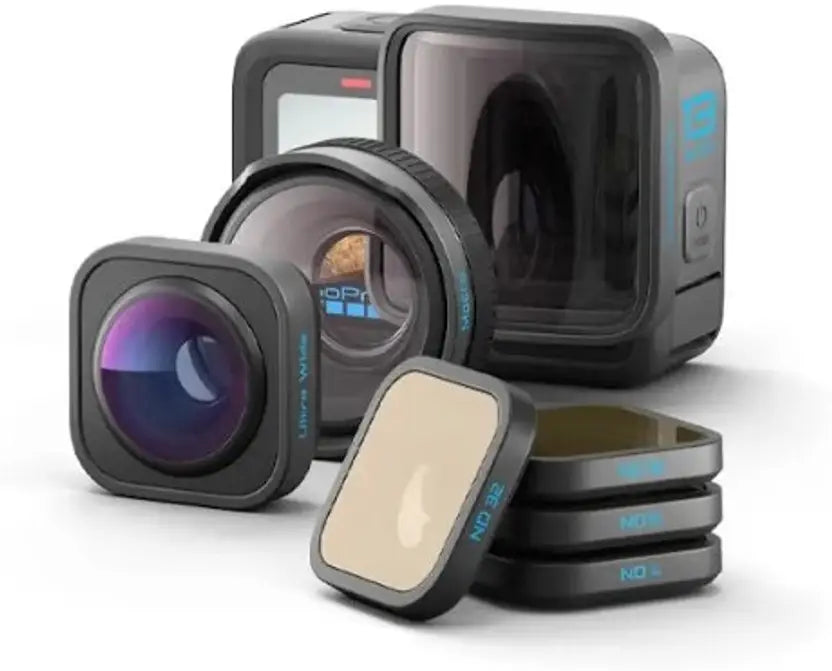 GoPro Hero13 + HB Series Lens Collection Includes Macro Lens Sports and Action Camera  (Black, 27.6 MP)
