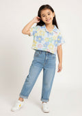 HOP Kids Multicolour Floral Design Shirt