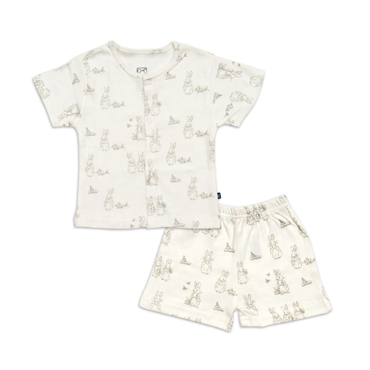 Rabbit Printed Baby Co-ord Set