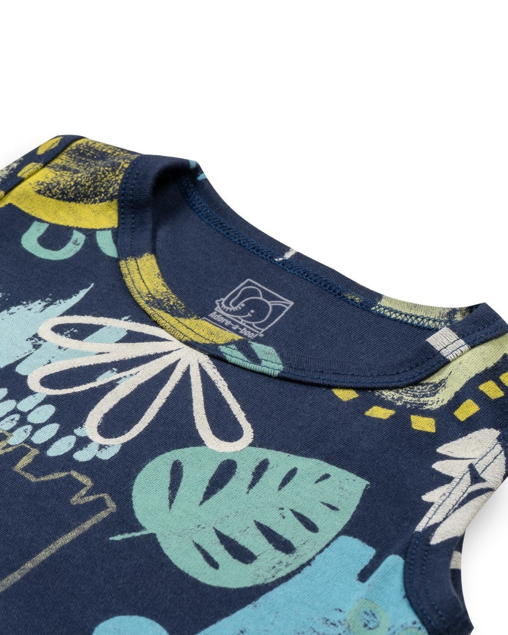 Sketchy Animals Blue Kids Clothing Set