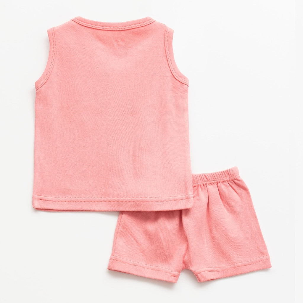 Solid Pink Kids Clothing Set