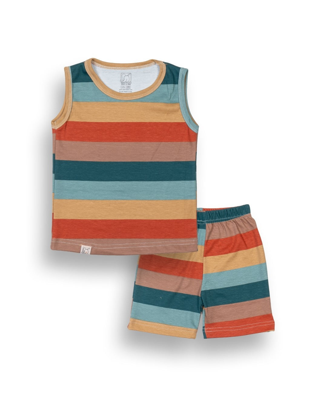 Colour Stripes Kids Clothing Set
