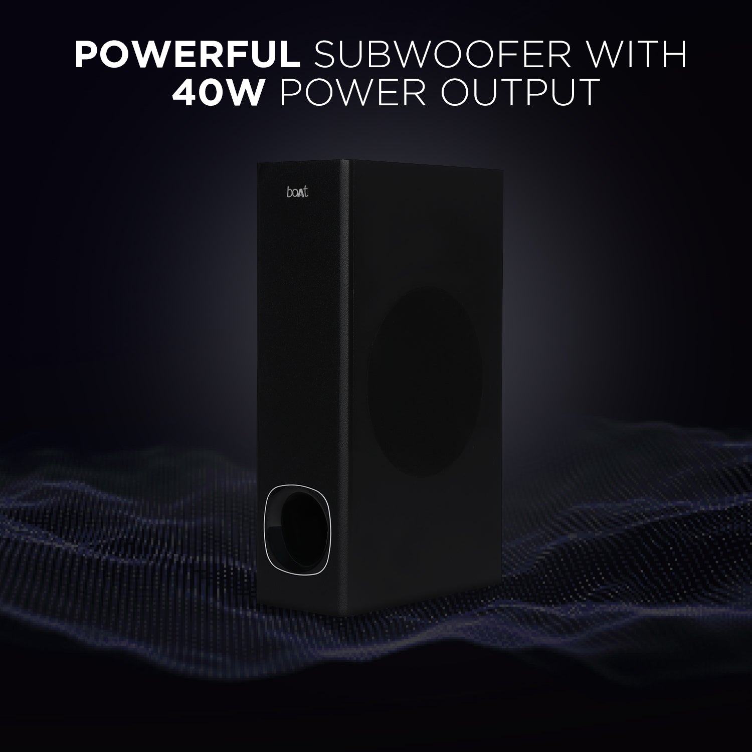 boAt Aavante 1200 | 80W Home Theatre with 40W RMS Soundbar, Smart Integrated Control, High Fidelity Stereo Sound