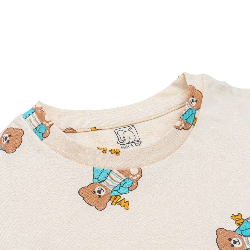 Teddy Printed Baby Co-ord Set