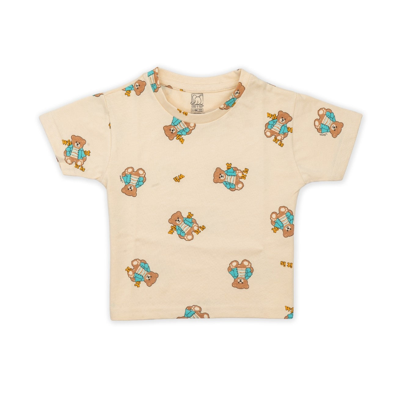 Teddy Printed Baby Co-ord Set