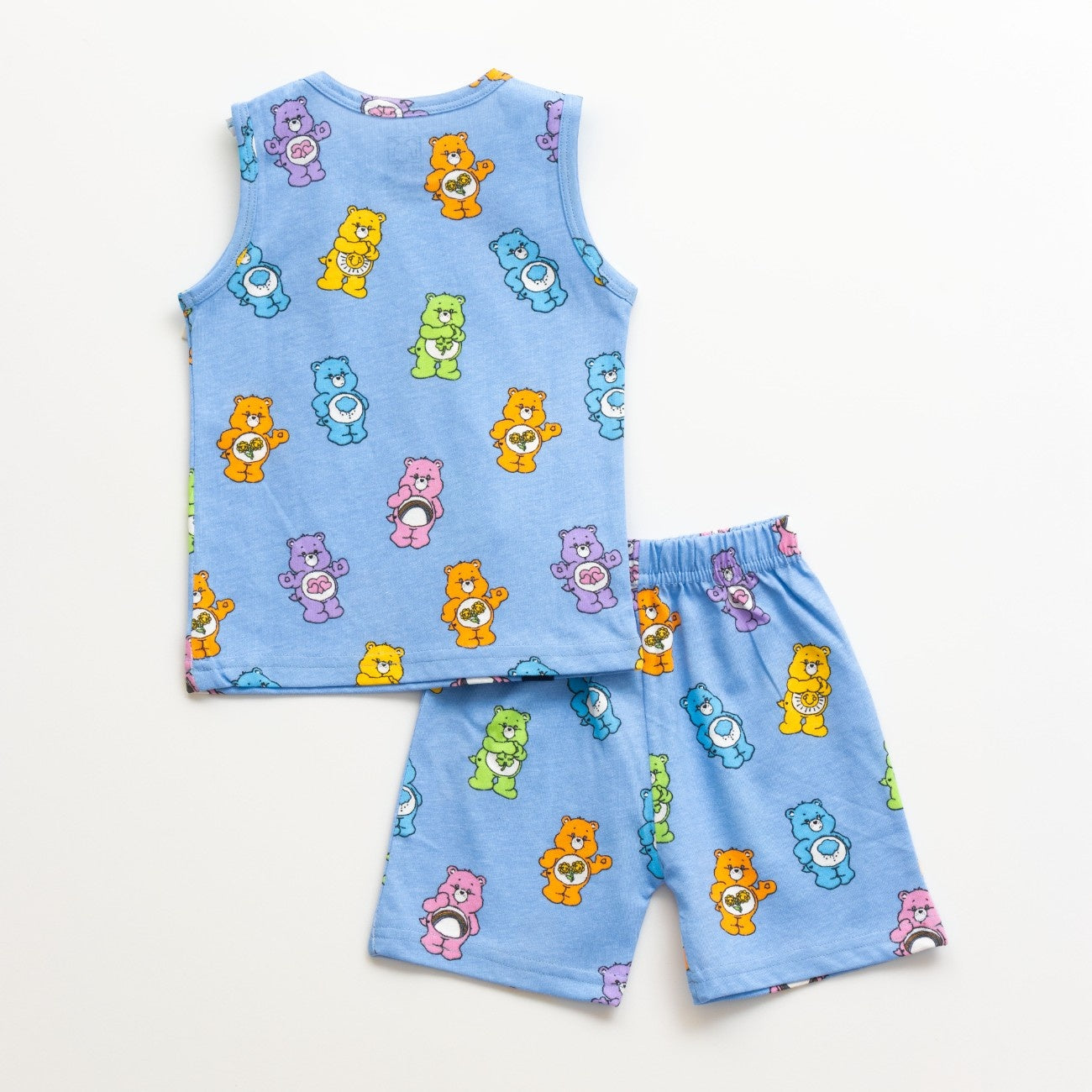 Teddy Printed Blue Kids Clothing Set