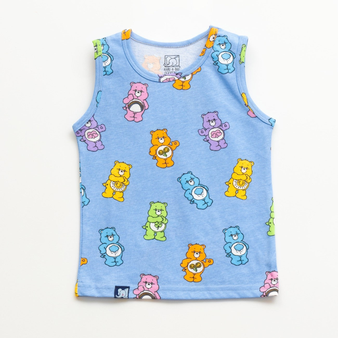 Teddy Printed Blue Kids Clothing Set