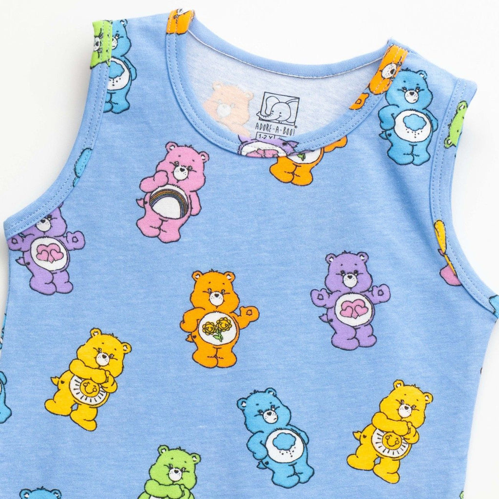 Teddy Printed Blue Kids Clothing Set