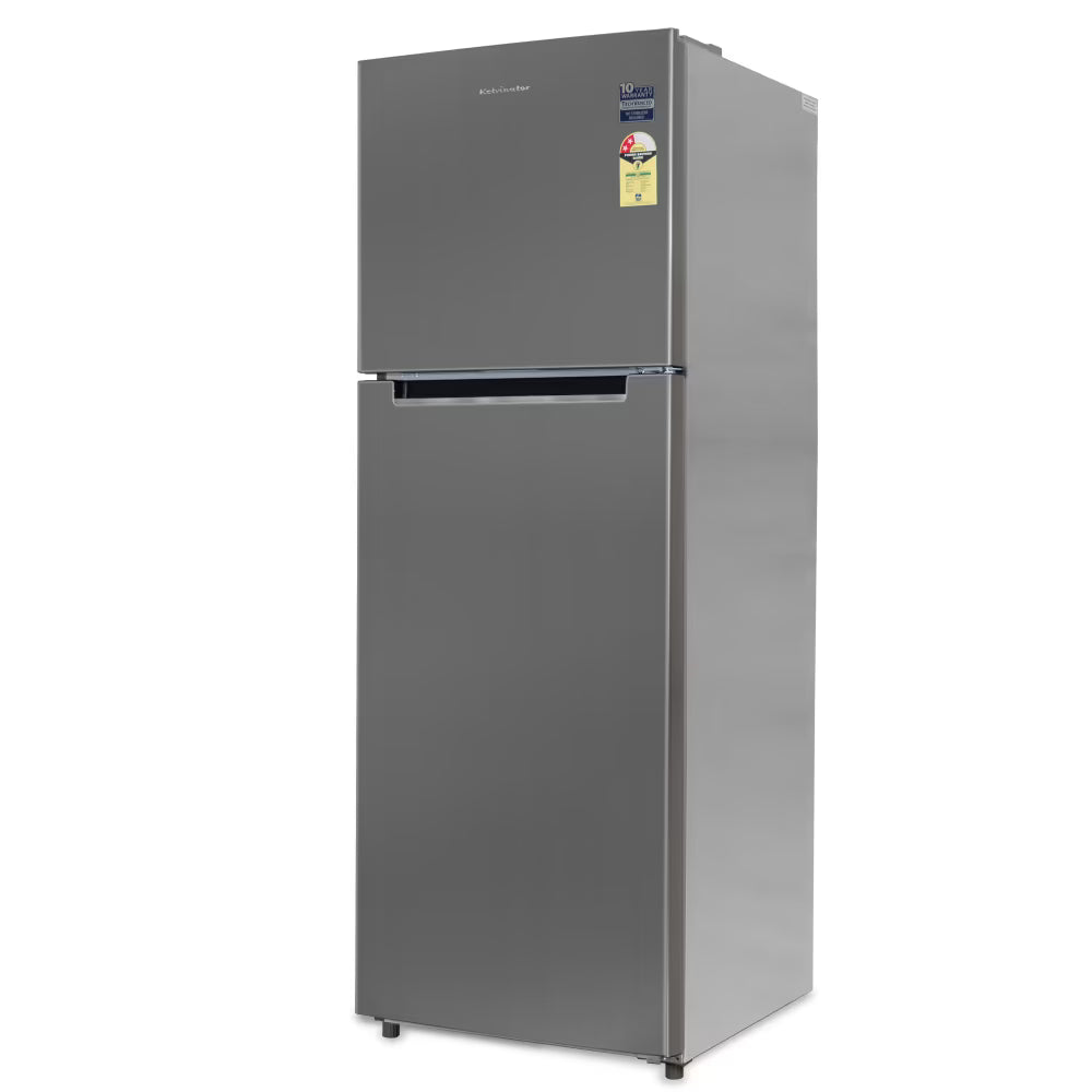 Kelvinator 350 litres 2 Star Double Door Refrigerators, Hairline Silver KRF-A370HSV(Used condition)