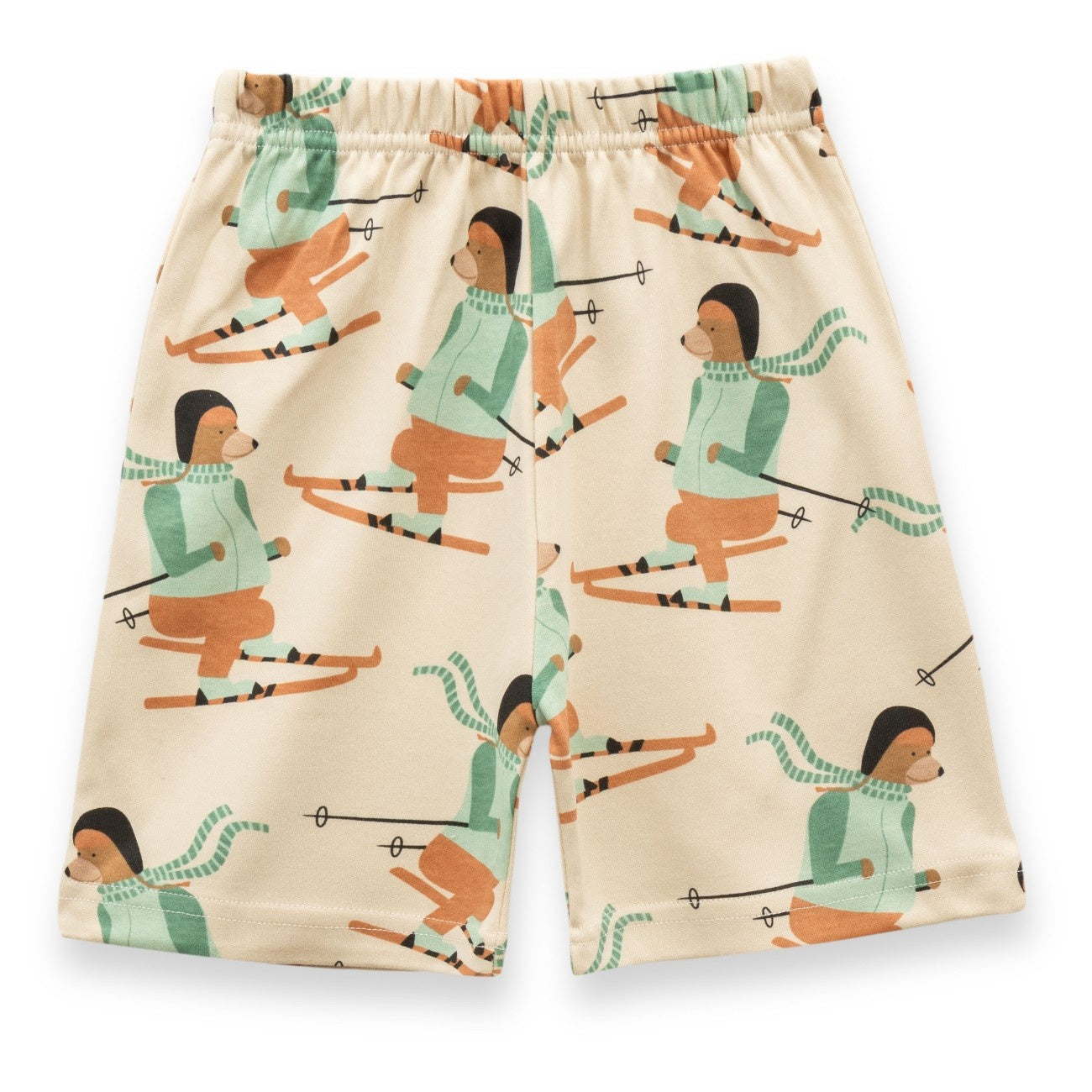 Woof Squard Printed Cream Kids Clothing Set
