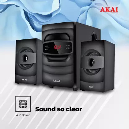 Akai  MS2550 2.1 Channel Multimedia Speakers
